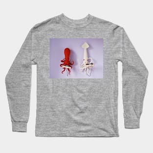 Octopus vs Squid Long Sleeve T-Shirt